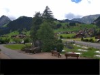 Archiv Foto Webcam Adelboden: Blick Hotel Alpina zum Weltcuphang 11:00