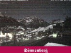 Archived image Webcam Hotel Sonnenberg Hirschegg 23:00