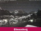 Archived image Webcam Hotel Sonnenberg Hirschegg 01:00