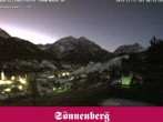 Archived image Webcam Hotel Sonnenberg Hirschegg 05:00