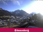 Archived image Webcam Hotel Sonnenberg Hirschegg 13:00