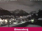 Archived image Webcam Hotel Sonnenberg Hirschegg 23:00