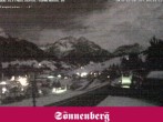 Archived image Webcam Hotel Sonnenberg Hirschegg 03:00