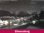 Archived image Webcam Hotel Sonnenberg Hirschegg 05:00