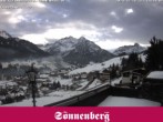 Archived image Webcam Hotel Sonnenberg Hirschegg 13:00