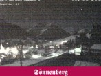 Archiv Foto Webcam Hotel Sonnenberg Hirschegg 23:00