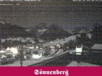 Archiv Foto Webcam Hotel Sonnenberg Hirschegg 01:00