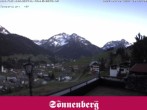 Archived image Webcam Hotel Sonnenberg Hirschegg 19:00
