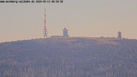 Archiv Foto Webcam Wurmberg: Nordhang / Blick zum Brocken 06:00