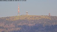 Archiv Foto Webcam Wurmberg: Nordhang / Blick zum Brocken 11:00