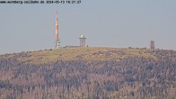 Archiv Foto Webcam Wurmberg: Nordhang / Blick zum Brocken 15:00