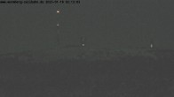 Archiv Foto Webcam Wurmberg: Nordhang / Blick zum Brocken 02:00