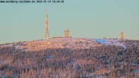 Archiv Foto Webcam Wurmberg: Nordhang / Blick zum Brocken 15:00