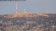 Archiv Foto Webcam Wurmberg: Nordhang / Blick zum Brocken 11:00