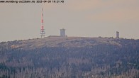Archiv Foto Webcam Wurmberg: Nordhang / Blick zum Brocken 15:00