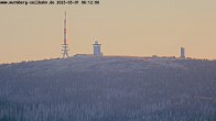 Archiv Foto Webcam Wurmberg: Nordhang / Blick zum Brocken 05:00