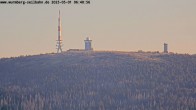 Archiv Foto Webcam Wurmberg: Nordhang / Blick zum Brocken 06:00