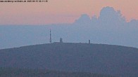 Archiv Foto Webcam Wurmberg: Nordhang / Blick zum Brocken 03:00
