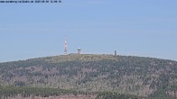 Archiv Foto Webcam Wurmberg: Nordhang / Blick zum Brocken 11:00