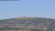 Archiv Foto Webcam Wurmberg: Nordhang / Blick zum Brocken 13:00