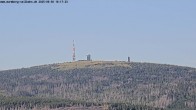 Archiv Foto Webcam Wurmberg: Nordhang / Blick zum Brocken 17:00