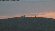 Archiv Foto Webcam Wurmberg: Nordhang / Blick zum Brocken 22:00