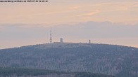 Archiv Foto Webcam Wurmberg: Nordhang / Blick zum Brocken 01:00