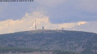 Archiv Foto Webcam Wurmberg: Nordhang / Blick zum Brocken 13:00