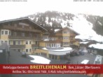 Archived image Webcam Hotelappartements Breitlehenalm 13:00