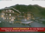 Archived image Webcam Hotelappartements Breitlehenalm 05:00