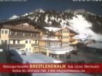 Archived image Webcam Hotelappartements Breitlehenalm 13:00