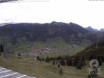 Archiv Foto Webcam Bergstation Hornbahn, Blick Bad Hindelang 11:00
