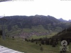 Archiv Foto Webcam Bergstation Hornbahn, Blick Bad Hindelang 06:00