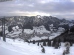 Archiv Foto Webcam Bergstation Hornbahn, Blick Bad Hindelang 07:00