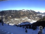 Archiv Foto Webcam Bergstation Hornbahn, Blick Bad Hindelang 13:00