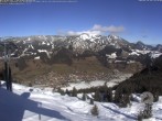 Archiv Foto Webcam Bergstation Hornbahn, Blick Bad Hindelang 11:00