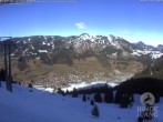 Archiv Foto Webcam Bergstation Hornbahn, Blick Bad Hindelang 13:00