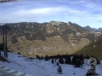 Archiv Foto Webcam Bergstation Hornbahn, Blick Bad Hindelang 13:00