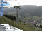 Archiv Foto Webcam Bergstation Hornbahn, Blick Bad Hindelang 13:00