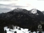 Archived image Webcam Hornbahn mountain station Hindelang 09:00
