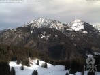 Archived image Webcam Hornbahn mountain station Hindelang 13:00