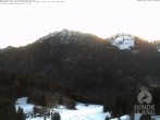 Archiv Foto Webcam Bergstation Hornbahn, Blick Rodelbahn 06:00