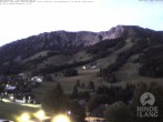 Archiv Foto Webcam Oberjoch: Blick vom Familux Resort aufs Skigebiet am Iseler 03:00