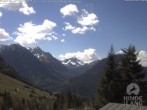 Archiv Foto Webcam Oberjoch: Blick vom Familux Resort auf die Allgäuer Hochalpen 11:00