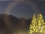 Archiv Foto Webcam Oberjoch: Blick vom Familux Resort auf die Allgäuer Hochalpen 23:00