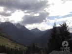 Archiv Foto Webcam Oberjoch: Blick vom Familux Resort auf die Allgäuer Hochalpen 13:00