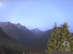 Archiv Foto Webcam Oberjoch: Blick vom Familux Resort auf die Allgäuer Hochalpen 03:00