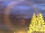 Archiv Foto Webcam Oberjoch: Blick vom Familux Resort auf die Allgäuer Hochalpen 21:00
