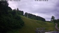 Archived image Webcam base station Ossi-Reichert-Bahn 06:00