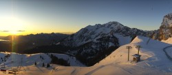 Archiv Foto Webcam Pfronten Breitenberg: Panorama Skigebiet 05:00